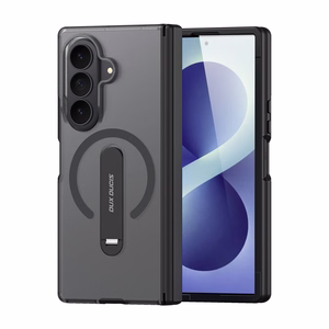 Dux Ducis Kind dėklas, skirtas Samsung Galaxy Z Fold 8 Ultra / Z Fold 7, su stovu, suderinamas su MagSafe – juodas