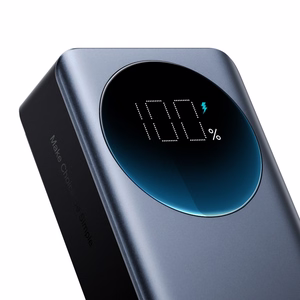 Joyroom JR-PBF05 Pro 30000mAh 65W Powerbank su Skaitmeniniu Ekranu 2x USB-C 1x USB-A - Juodas