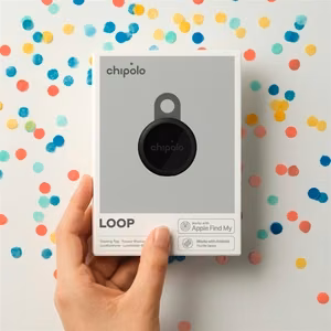Chipolo LOOP – įkraunamas Bluetooth sekiklis su silikoniniu kilpeliu iOS & Android, 4col_Charcoal