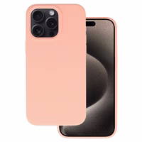 Silicone Lite dėklas telefonui iPhone 13 Pro persikinis
