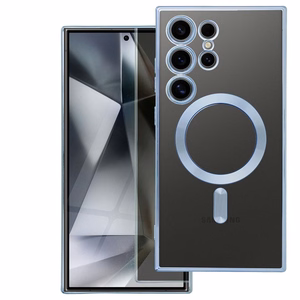 ELECTRO MAG COVER dėklas, suderinamas su MagSafe, skirtas SAMSUNG A37, mėlynos spalvos