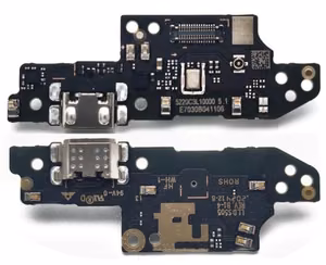 Lanksčioji jungtis Xiaomi Redmi 9A/Redmi 9C/Redmi 10A su įkrovimo kontaktu ir mikrofonu (service pack)