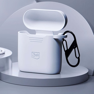3mk Silicon AirPods Case for AirPods 2 - white