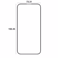 "Etteri" grūdintas stiklas 9D, skirtas "iPhone 15 Pro Max" 6,7"