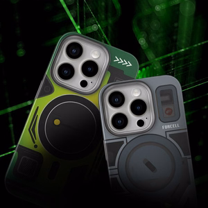 Dėklas telefonui FORCELL F-PROTECT Levels su dviguba 4D technologija, militarinis kritimo testas, suderinamas su MagSafe, SAMSUNG S25 ULTRA, cyber žalias