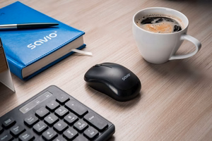 Savio KB-02 klaviatūra namai/biuras USB QWERTY juoda