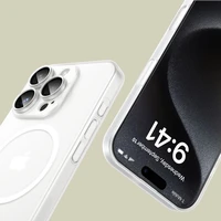 Tech-Protect MagSlim Magnetinis dėklas telefonui iPhone 16 Pro Max - baltas