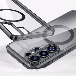 "Benks" magnetinis kristalų TPU rėmelis (0050), skirtas "Samsung Galaxy S26 Ultra black