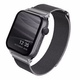 Uniq Dante Stainless Steel dirželis Apple Watch 1/2/3/4/5/6/7/8/SE/SE2 42/44/45mm - grafito