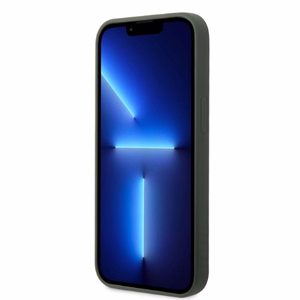 Dėklas telefonui iPhone 13 6.1 - žalias/khaki Silikoninė Logo plokštelė MagSafe