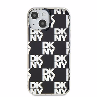 DKNY IML languotas mono raštas dėklas telefonui iPhone 15 / 14 / 13 - juodas
