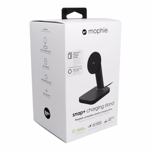 Belaidis įkroviklis Mophie 15W suderinamas su MagSafe Snap+ juodas