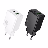 Įkroviklis Hoco N71 (1xUSB-C;1xUSB 30W) juodas