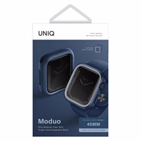 Uniq Moduo dėklas Apple Watch 4/5/6/7/8/SE/SE2 44/45mm - mėlynai pilka
