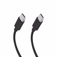 SBS TECABLETISSUETCK USB-C - USB-C 1,5 m 60W pintas kabelis - juodas