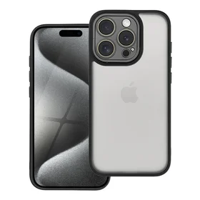 VARIETE Dėklas telefonui IPHONE 15 Pro juodas
