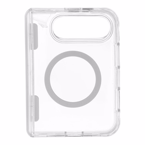 Skaidrus Forcell F-Protect 4sD-i Clear 2.5 mm Premium Hinge dėklas iPhone Duo, suderinamas su MagSafe