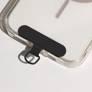 Phone insert metalic juodas