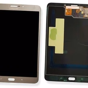 LCD ekranas Samsung T710/T713/T715 Tab S2 8.0 su lietimo ekranu auksinis originalus (service pack)