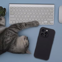 Silikoninis dėklas 2mm IPHONE 16 Plus suderinamas su Magnetine citrinų