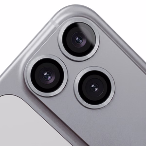 Sidabrinis TFO kameros objektyvų apsauginių stiklų rinkinys – „Apple iPhone 18 Pro“ modeliui