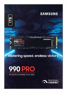 Samsung 990 PRO 1 TB M.2 PCI Express 4.0 NVMe V-NAND MLC