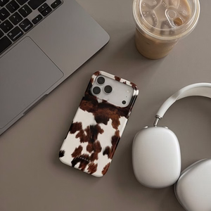 Tech-Protect Lamano MagSafe dėklas iPhone 18 Pro / 17 Pro, baltas ir rudas