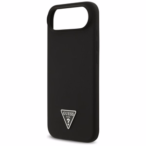 Guess Silikoninis Trikampio Logotipo Magnetinis dėklas telefonui iPhone 17 Air - juoda