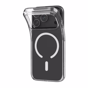 Puro 0.3 MAG itin plonas TPU dėklas telefonui suderinamas su Magnetiniu įkrovimu iPhone 17 Pro Max - skaidrus