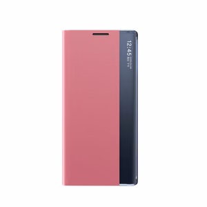 New Sleep Чехол для Samsung Galaxy S25 Ultra с откидной крышкой и подставкой - розовый