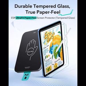 plėvelė OCHRONNA ESR PAPER FEEL IPAD 10.9” 10 / 2022 / 11” 11 2025 CLEAR