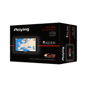 Peiying Alien PY-GPS7014 GPS navigatorius su Europos žemėlapiu