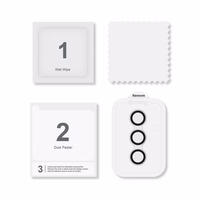 Crong Lens Ring - Tempered Glass Samsung Galaxy S24 Camera Lens (skaidrus)