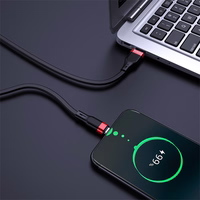 USB kabelis Hoco U72 Type-C 1.2m silikoninis juodas