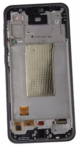 Ekranas Samsung A366 A36 5G su lietimui jautriu stikliuku ir rėmeliu Awesome Black originalus (assembled service pack)