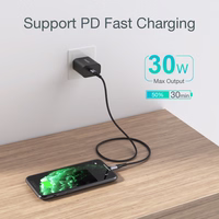Choetech IP0039 USB-C / Lightning MFi kabelis, 1,2 m ilgio - juodas