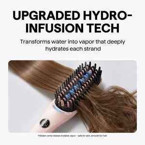 Plaukų formavimo šukos Wavytalk SteamBrush Pro rožinės