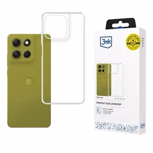 3mk Clear Case dėklas, skirtas Motorola Moto G86 / G86 Power, skaidrus