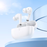 Borofone TWS Bluetooth Ausinės FQ10 Džiaugsmingos baltos