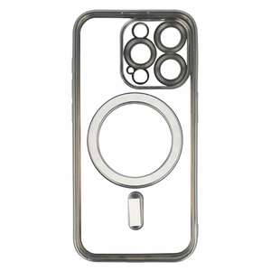 Metalinis Magnetinis dėklas Iphone 13 sidabrinis
