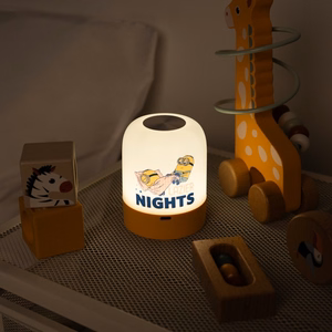 Minions – belaidė USB-C LED aplinkos lempa vaikams su reguliuojamu ryškumu