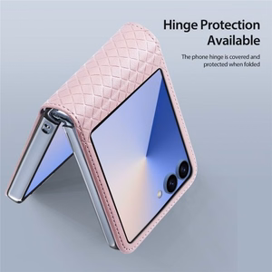 Чехол DUX DUCIS BRIL для SAMSUNG Z Flip 8, розовый