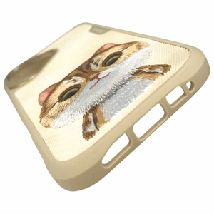 Nimmy Didelės akys augintinis 2.0 Katės dėklas telefonui iPhone 16 - žalias