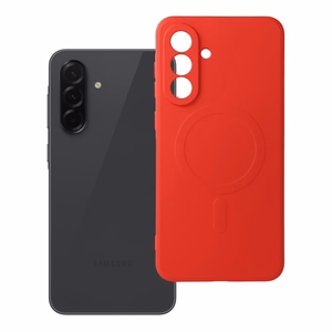 Silikoninis magnetinis dėklas, skirtas SAMSUNG A36, raudonas