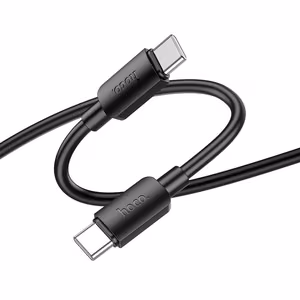 Кабель USB C - USB C Hoco 3A 60W 1 m X96 чёрный