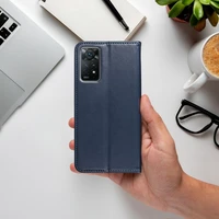 SMART MAGNETO knygos tipo dėklas telefonui XIAOMI Redmi Note 12S tamsiai mėlynas