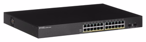 Zyxel GS1900-24HP Valdomas Gigabit Ethernet (10/100/1000) 1U Juoda