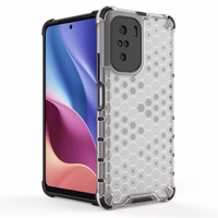 Honeycomb dėklas šarvuotas dėklas su TPU buferiu Xiaomi Redmi K40 Pro+ / K40 Pro / K40 / Poco F3 juodas