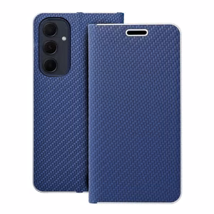 Flip case for Samsung A35 5G Luna Book Carbon blue