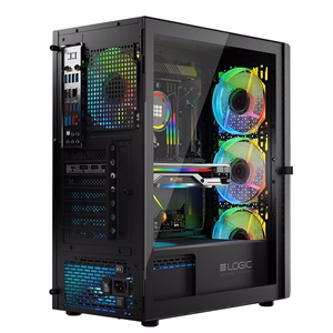 Logic ARAMIS ARGB MINIDI USB 3.0 kompiuterio korpusas, juodas